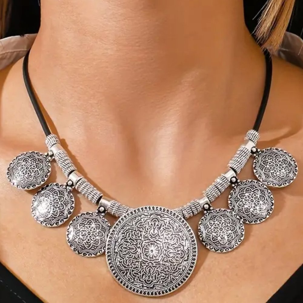 7-Medallion "Vintage" Necklace